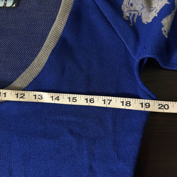 Elhoffer Design Sweater Womens Medium Griffin Cape Cardigan Costume Cosplay Blue - Picture 11 of 13